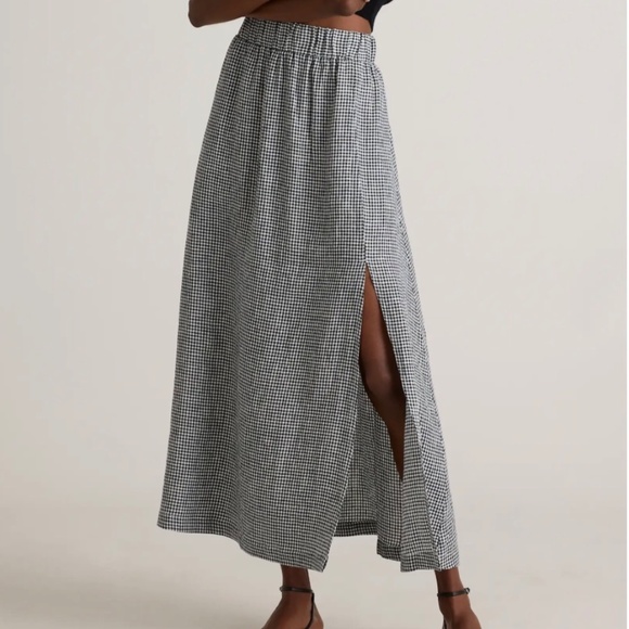 Quince 100% European Linen Maxi Skirt - Size Large - Picture 3 of 7